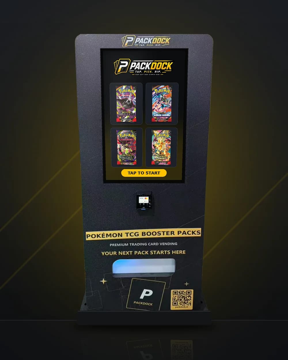 De PackDock automaat in PackDock-wrap