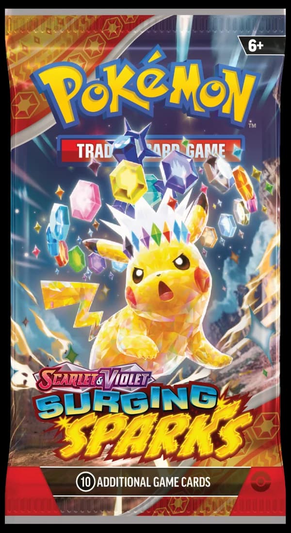 Pokémon TCG Surging Sparks booster pack (Engelstalig)